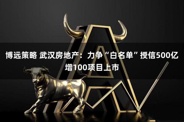 博远策略 武汉房地产：力争“白名单”授信500亿增100项目上市