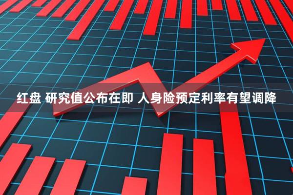 红盘 研究值公布在即 人身险预定利率有望调降